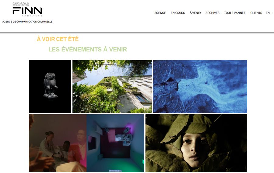 Site de Finn Partners