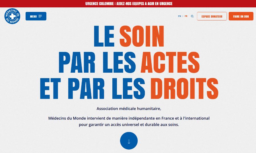 Site de Médecins du Monde